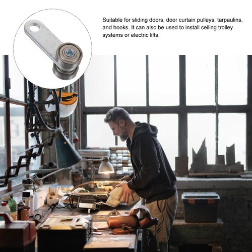 2er Set Schiebetür Hängerad Einkauf Arbeit Scheune Rollen nur - Bild 10 von 12