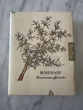 RARE Diary 1978 StyleCraft Lock Rosemary Small  Journal Herbs Cottage Vintage
