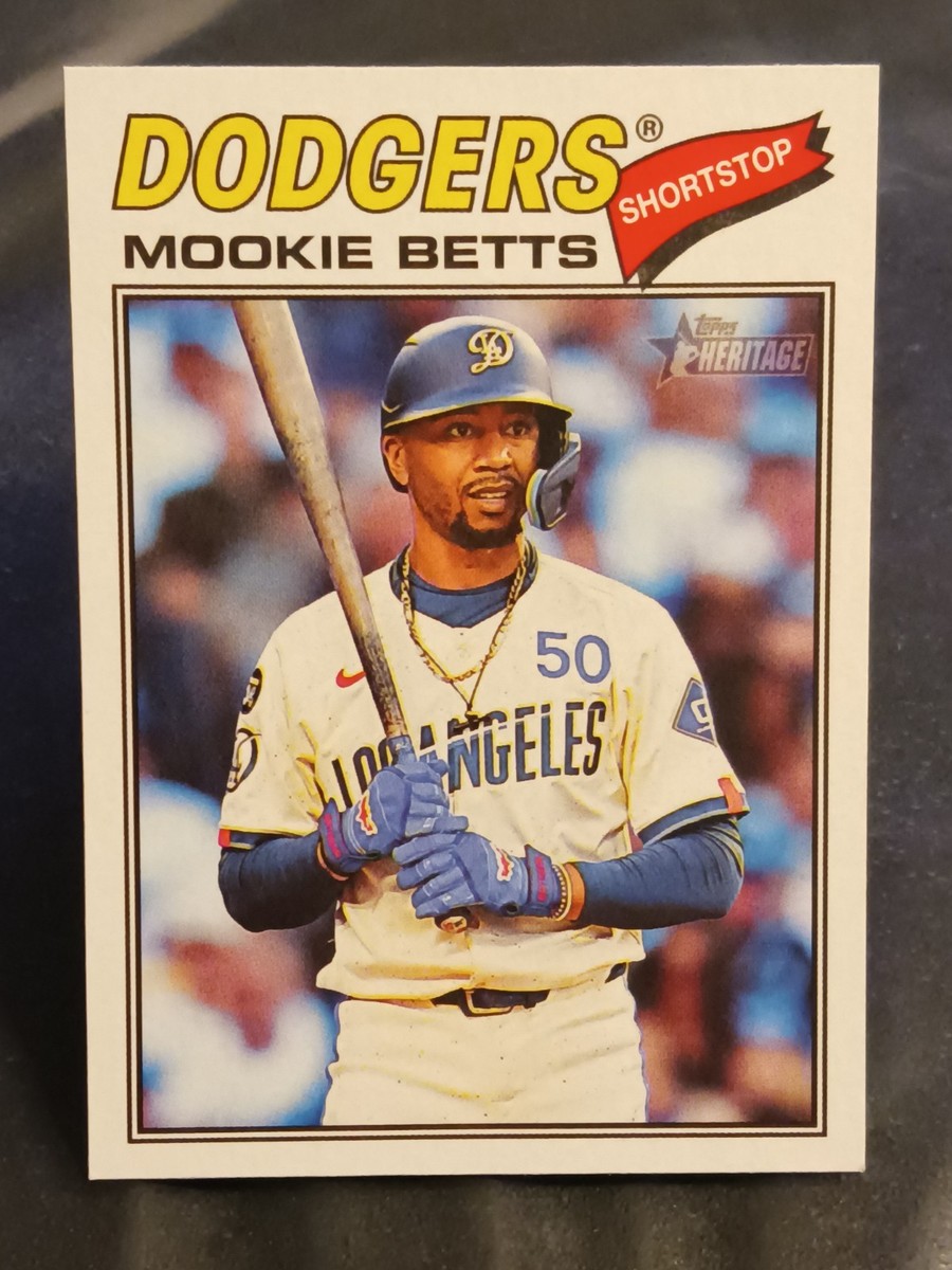 2026 Topps Heritage #12 Mookie Betts - Los Angeles Dodgers | eBay