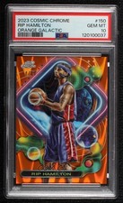 2023 Cosmic Chrome Orange Galactic Refractor 14/25 Richard Hamilton PSA 10 8d2