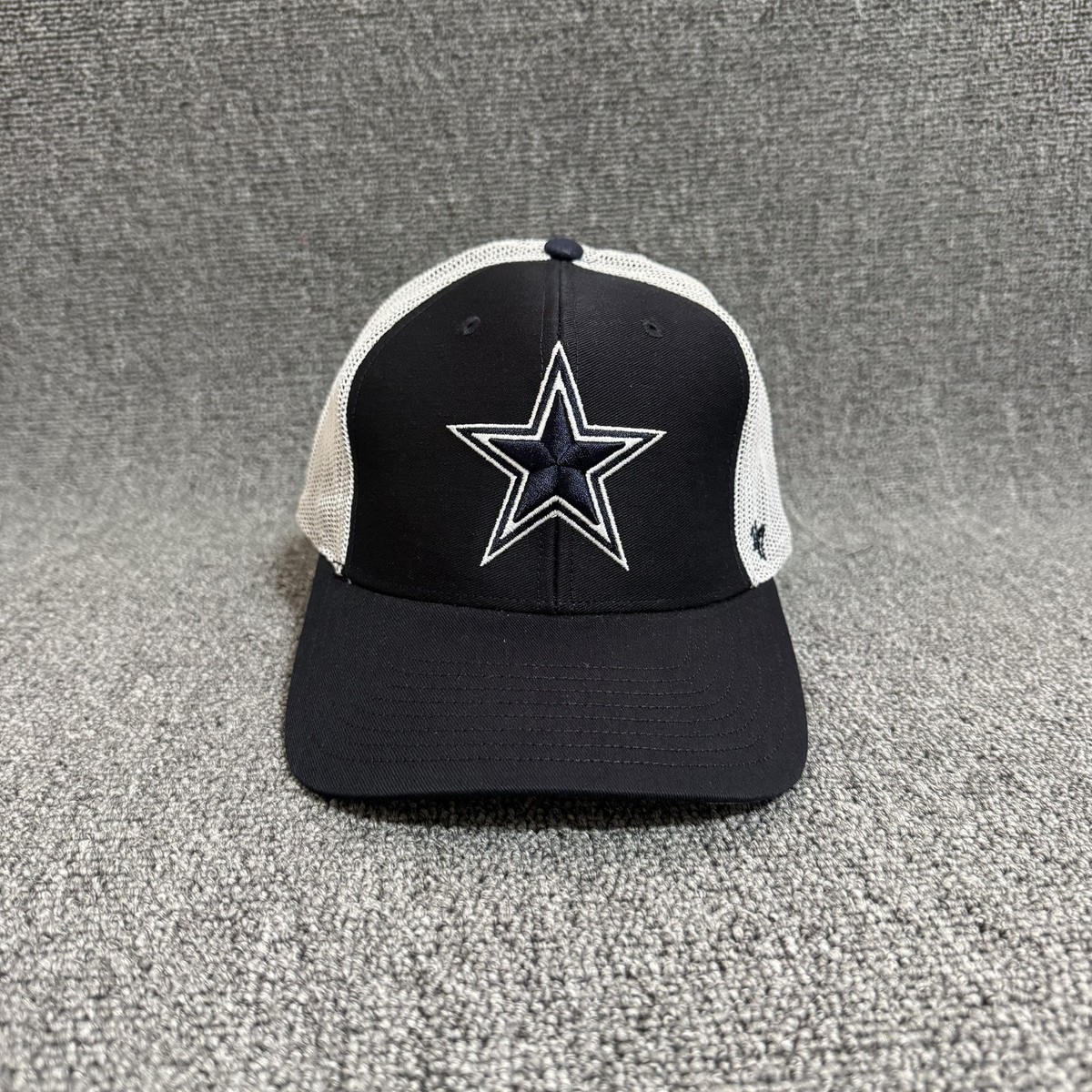 '47 Brand Dallas Cowboys Trucker Snapback Navy White OSFA NFL Mesh Back Hat