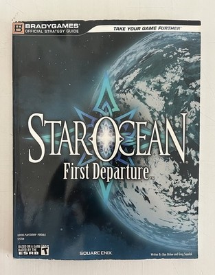 Star Ocean: First Departure Official Strategy Guide Brady PSP 