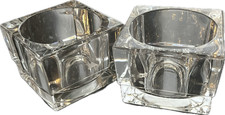 17329 - Set of 2 - 3" Glass Candle Holder |TBD|