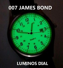 🔆☀️ OROLOGIO 007 JAMES BOND, QUADRANTE LUMINOSO, CINTURINO NATO NYLON ⌚
