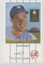 1990 Susan Rini New York Yankees Monument Park Postcards Joe DiMaggio HOF 5hy