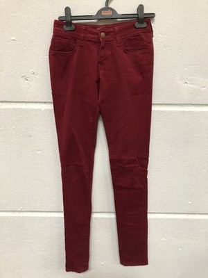 Mavi Damen Jeans Mavi Serena Low-Rise, Super Skinny Rot W25 L34