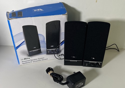 Cyber Acoustics CA-2014 Multimedia Desktop Computer Speakers Full Stereo Sound - Afbeelding 3 van 5