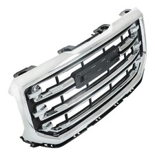 Front Upper Grille For Gmc Sierra 1500 16-2018 19 Chrome Grill Horizontal Billet