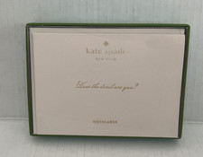 Kate Spade New Notecard Box Set RARE "How the devil are you?" 10 Cards/Envelopes