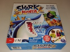 2014 Shark Mania Board Game Spin Master Tested Not Complete