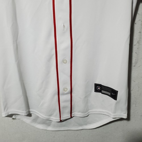 Boston Red Sox Jersey Mens Small White MLB Baseball Nike Bogaerts 2 Shirt NWT - Picture 5 of 13