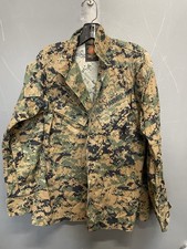 USMC MARPAT Woodland Combat Utility Uniform Blouse Shirt Coachys  Asso Size 32S
