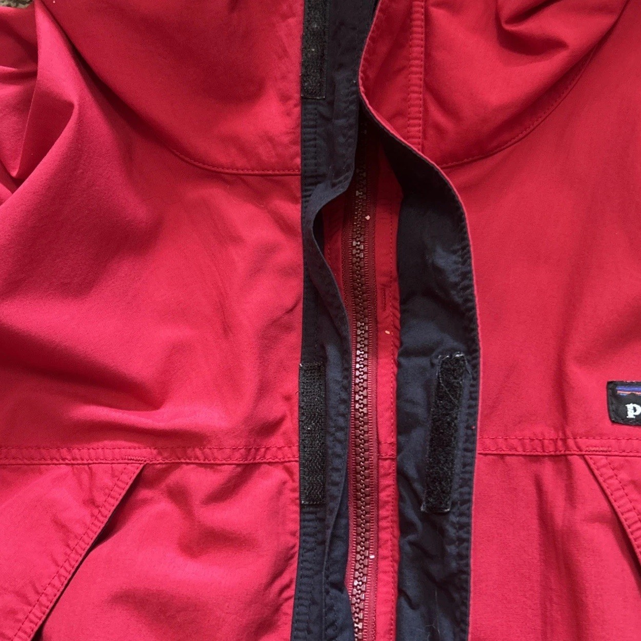 Patagonia Guide Jacket XXL Red Hong Kong Vintage Waterproof Shell Double Zipper thumbnail 5
