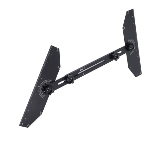 Aluminum Stair Tread Template Tool 360 Degree Rotating Stairs Treads Gauge Easy - Picture 8 of 12