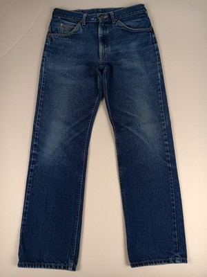 Vintage Lee Denim Blue Jeans Mens Size 33x32 Union Made Cotton Made in USA