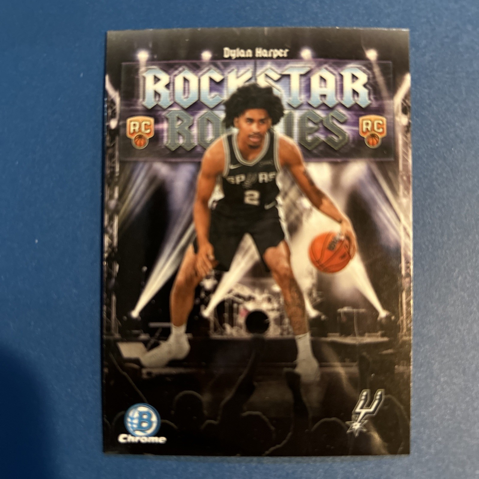 2025-26 Bowman Basketball DYLAN HARPER - Rockstar Rookies INSERT - RC Spurs