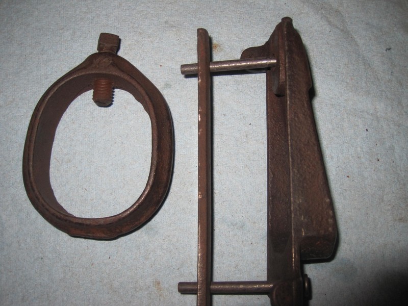 Antique Scythe Hay Grain Sickle Farm Tool Long Blade Attachment Hardware Only