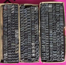 Letterpress Metal Type: Gill Sans Titling 18pt