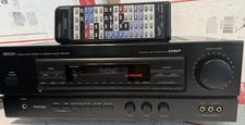 VINTAGE DENON AVR-2000 AV RECEIVER CD, PHONO, TAPE, w/ CONTROL MADE IN JAPAN 