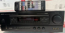 VINTAGE DENON AVR-2000 AV RECEIVER  CD, PHONO, TAPE, w/ CONTROL  MADE IN JAPAN!