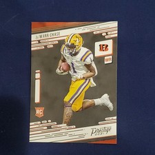 JA'MARR CHASE 2021 PRESTIGE ROOKIE RC #212  CINCINNATI BENGALS LSU TIGERS