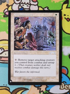 Reconnaissance The List Reprints Magic Gathering MTG LST