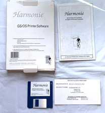 Harmonie: GS/OS Printer Software for Apple II GS; 1990; Boxed