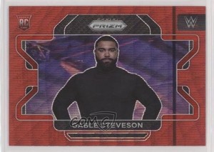 2022 Panini Prizm WWE Ruby Wave Prizm Gable Steveson #23 Rookie RC