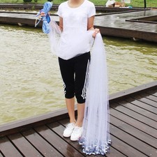  American Hand Cast Net Fischernetz hochfestem Nylon Monofilament kleine Mesh