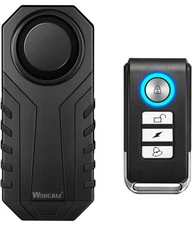 Wireless Bike Alarm 113dB w/ Remote - Motion Sensor Anti-Theft Waterproof