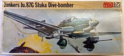 Frog F195 Junkers Ju 87 G Stuka Dive-Bomber in unversiegelter OVP 1:72