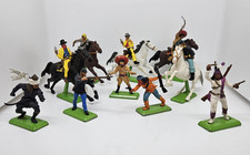 Britains Ltd Deetails 1971 Lot Mounted Figures Mexican Wild West Civil Indians