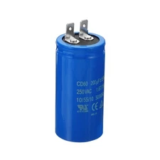 CD60 Run Capacitor 200uF/MFD 250VAC 15% Tolerance 50/60Hz Starting Capacitor
