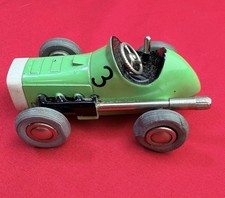 Vtg Schuco Micro Racer 1041 Midget Green 3 Wind Up Toy Car West Germany