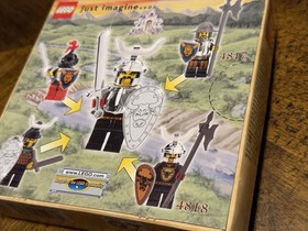 New Sealed LEGO Knights Kingdom 4817 Dungeon Castle Skeleton Chrome Armor
