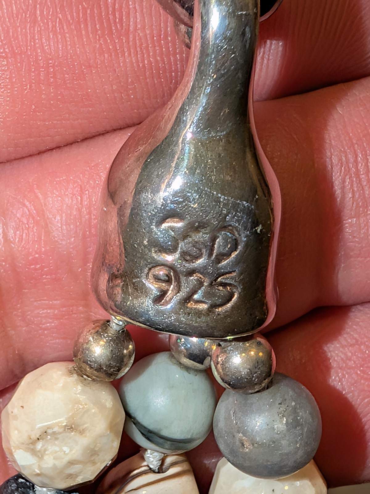 SIMON SEBBAG Multi-Strand Statement Piece - Jaspe… - image 9