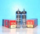 6AR5 NOS RCA radio audio vintage electron amplifier vacuum tubes 2 valves 6AR5