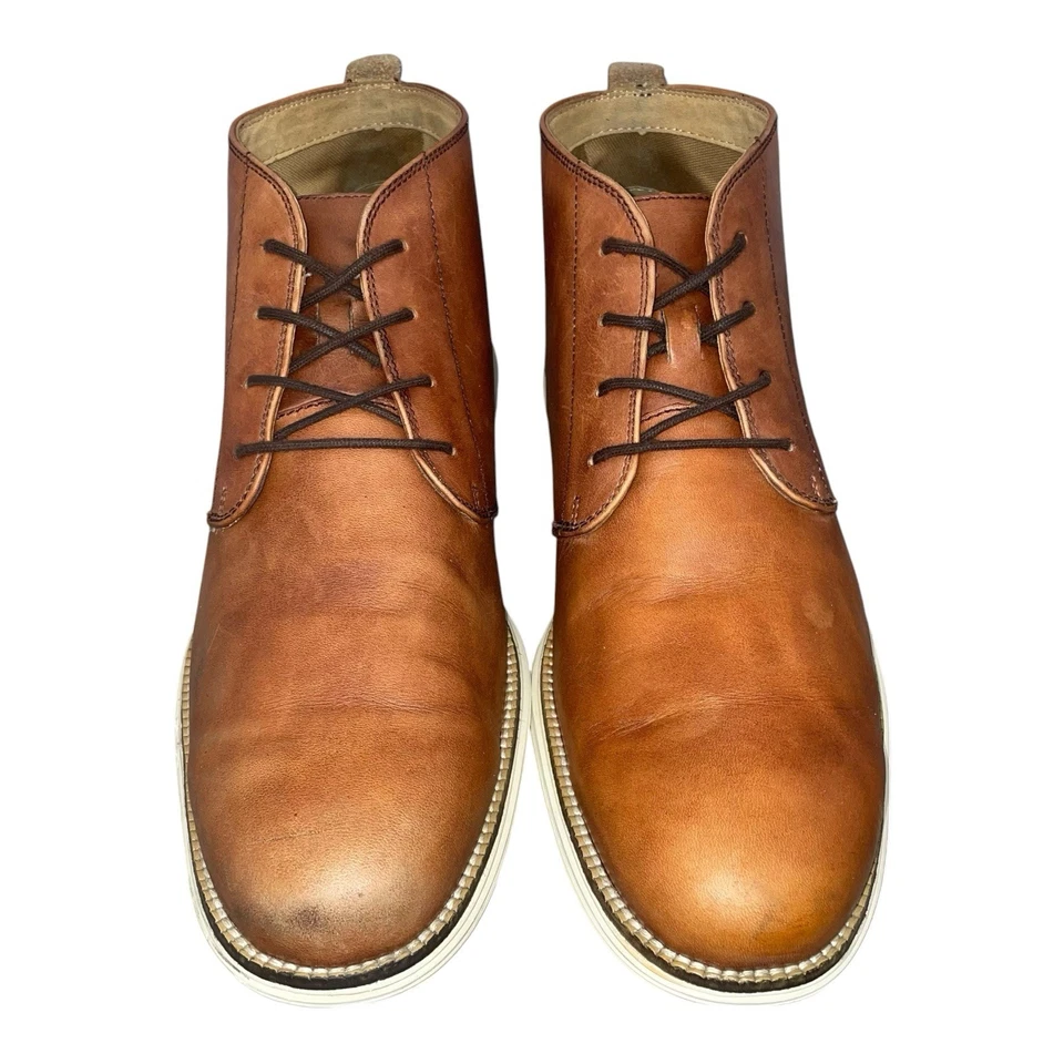 Botas Chukka Cole Haan C20740 OriginalGrand Masculina Couro Marrom Tamanho 11M - Imagem 2 de 4