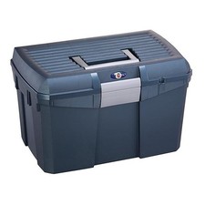 GROOMING-KIT BOX  PANARO PINK BLUE NAVY,  KIT-STORE BOX,  EQUESTRIAN *FREE P&P*