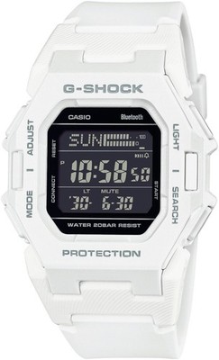 Casio G-SHOCK GD-B500S-7 Digitaluhr Weiß Bluetooth Resin Sportlich 46mm