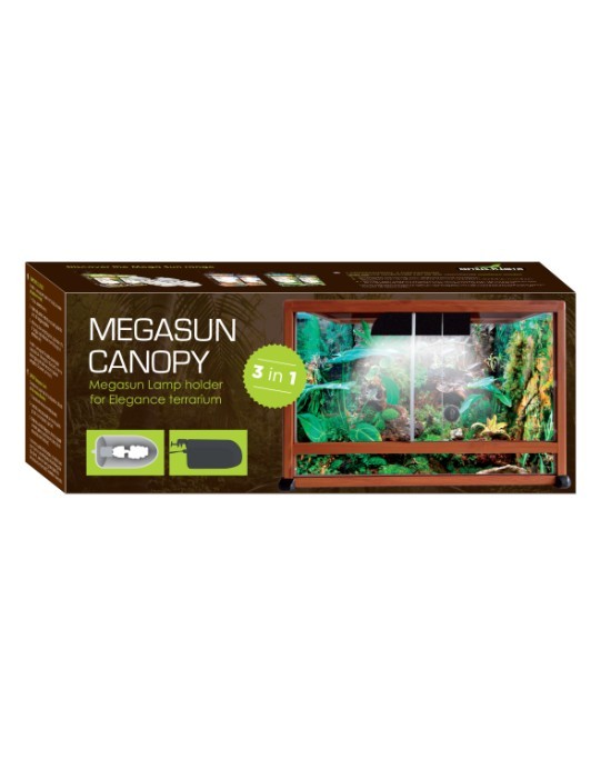 Rampe d'Éclairage Mega Sun Canopy Reptiles Planet - Système Complet Terrarium 60cm