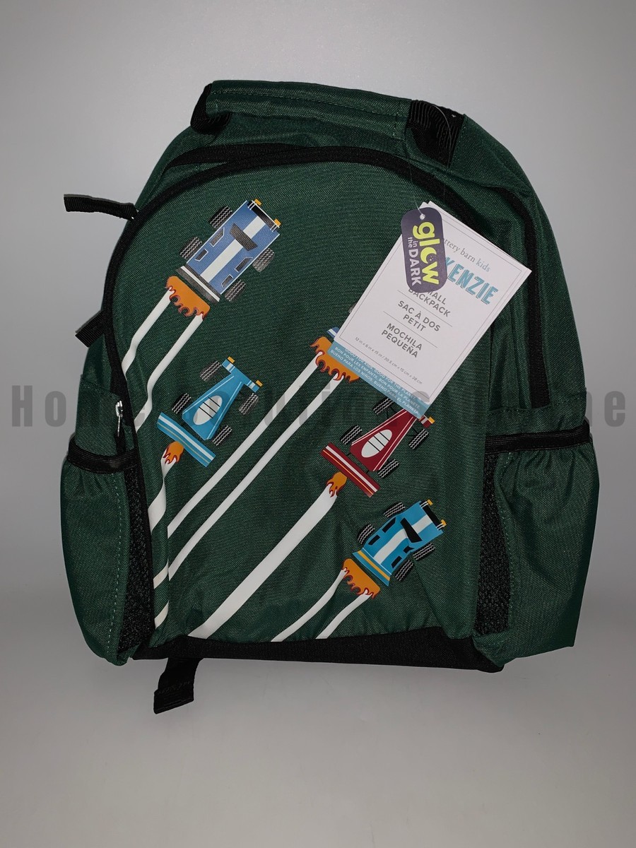 Pottery Barn Kids Mackenzie Remy Race Cars Backpack Small #S5007
