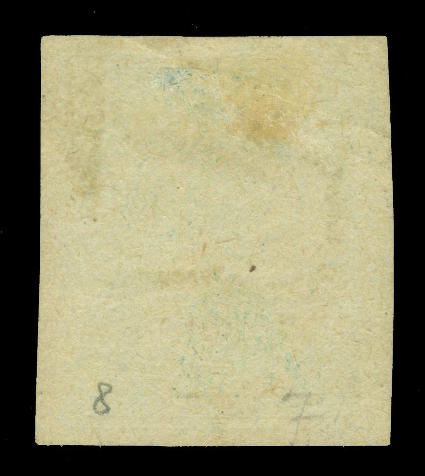 BOLIVIA 1868 CONDOR  100c pale blue green  Scott # 8a mint MH  VF+ - Image 2 of 2