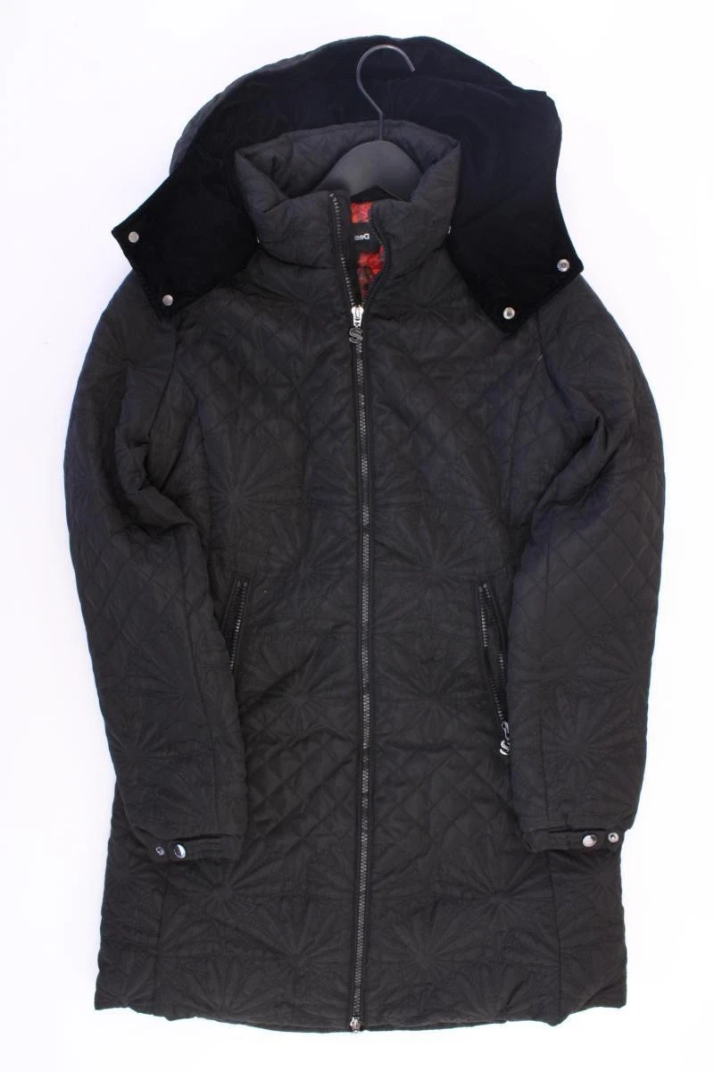 Desigual Kapuzenmantel Regular Mantel für Damen Gr. 36, S schwarz aus Polyester