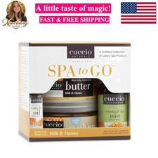 4 Piece Spa To Go Kit Milk Honey Nourishing Skincare Set for Hydration ...