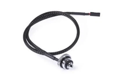 Alphacool Eiszapfen Temperatursensor flach G1/4 - chrom
