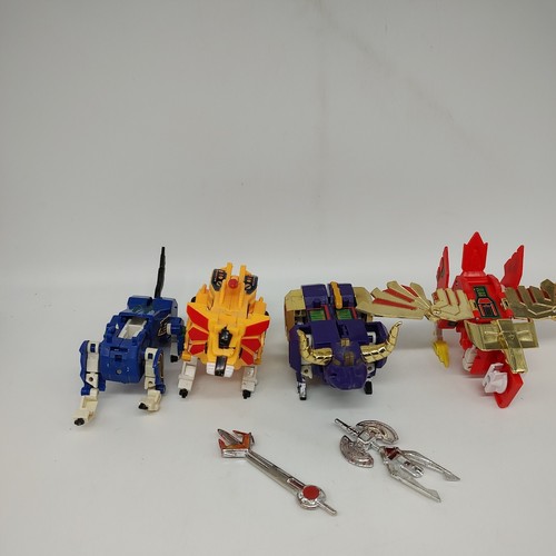 Anibot Squad Combiner Transformer KO Vintage Interchanger Set not complete - 第 1/7 張圖片