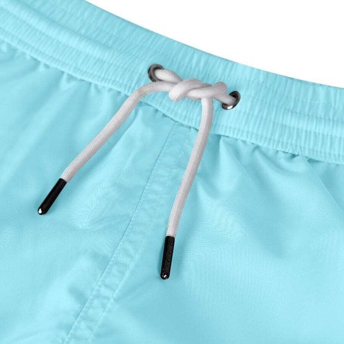 Men's Light Blue Swim Trunk Shorts - Picture 6 of 10