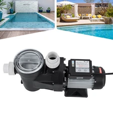 2HP Ground Pool Pump Self Primming Swimming Pool Pump 450L/Min 52ft w/Timer 110V