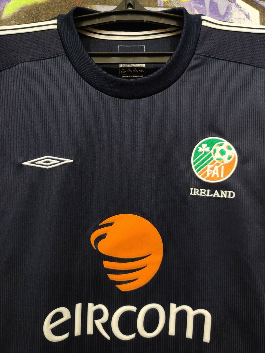Ireland National Football Team 2001 2002 Soccer Jersy Shirt